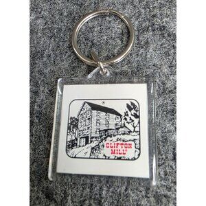 Clifton Mill Souvenir Keychain With Illustration
